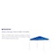 Flash Furniture 10'x10' Blue Pop Up Event Straight Leg Canopy Tent JJ-GZ1010-BL-GG - alternate 8